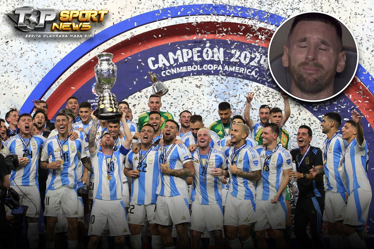 Tangisan Messi 'La Pulga': Argentina Juara di Copa America 2024