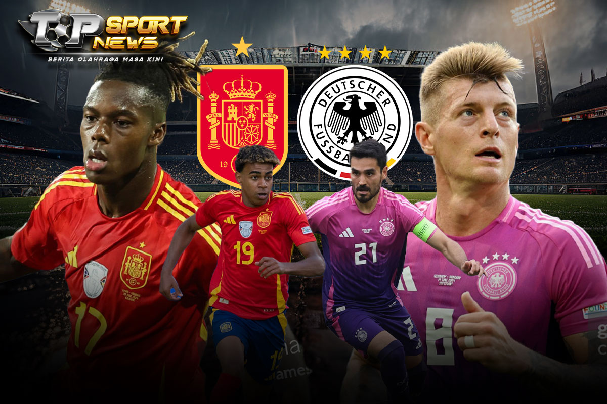 Sengit! Spanyol vs Jerman Perempat Final Euro 2024