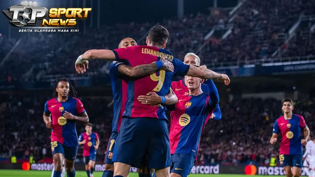 Barcelona Bantai Brest 3-0, Lewandowski Gol Ke-100