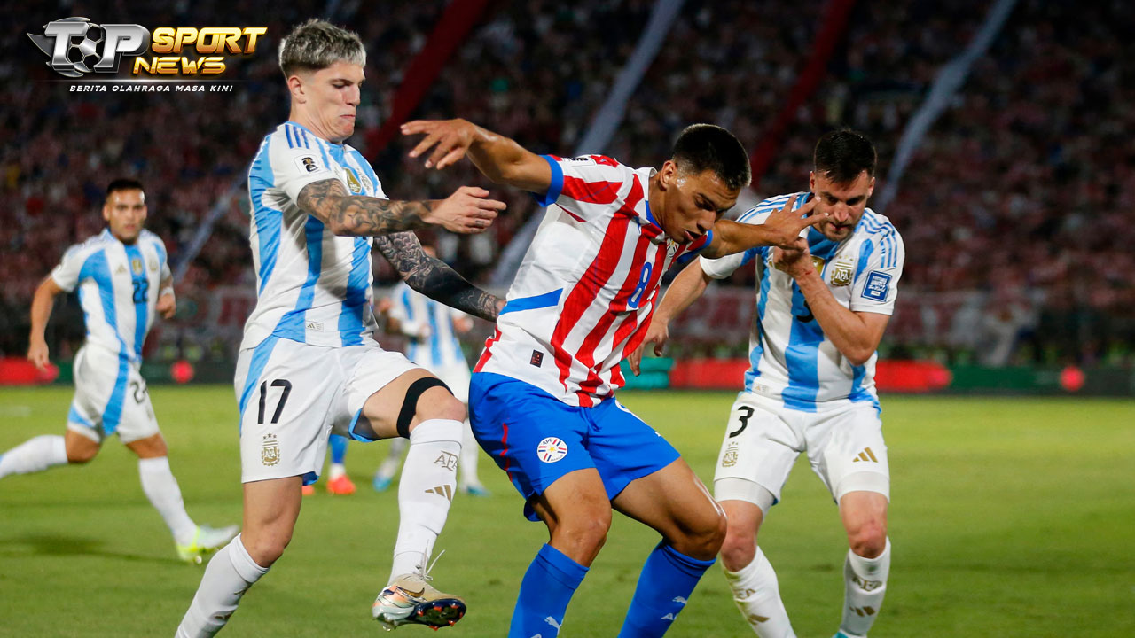 Paraguay Bantai Argentina 2-1, Messi Marah Kepada Wasit!