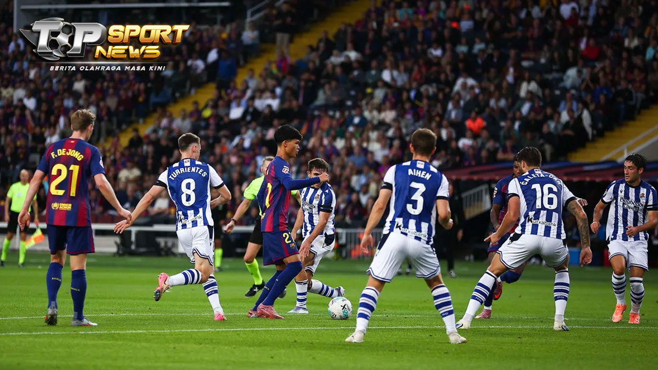 Epic Comeback! Barcelona Singkirkan Real Sociedad dengan Skor Tipis 2-1